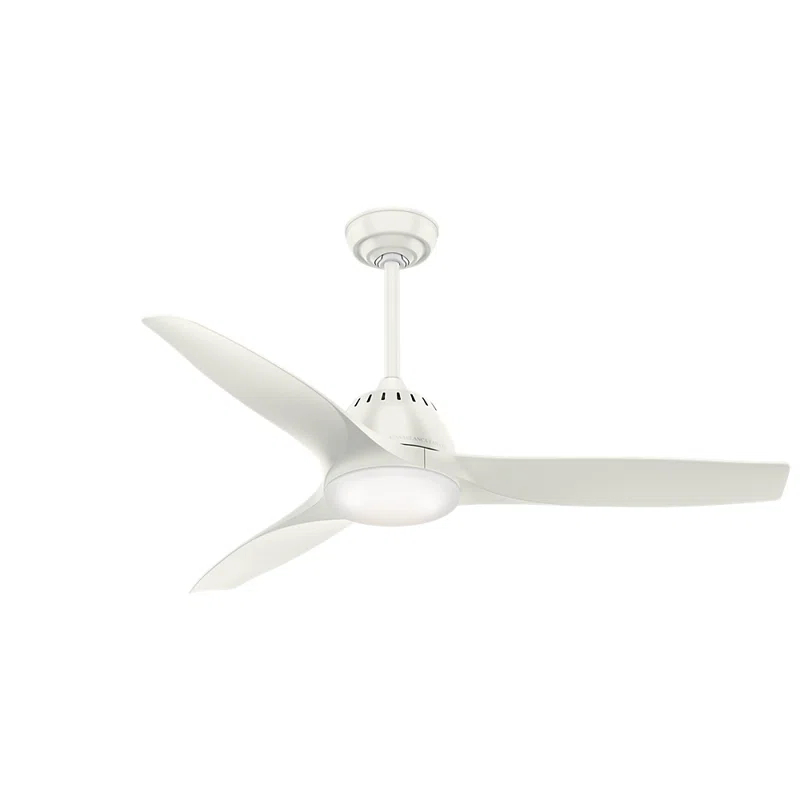 Casablanca Fan 52" Wisp 3 - Blade LED Standard Ceiling Fan with Remote Control and Light Kit Included