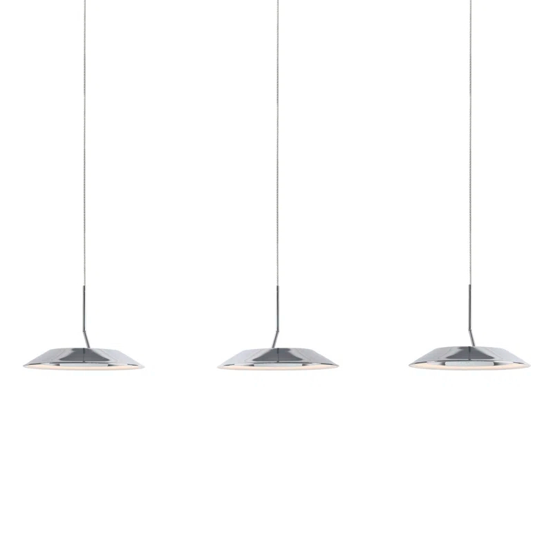 Koncept Technologies Inc Royyo 3 - Light LED Kitchen Island Pendant