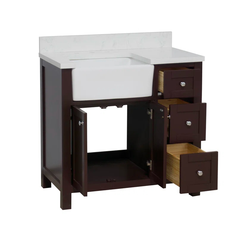 Red Barrel Studio® Yorkshire 36" Single Bathroom Vanity Set