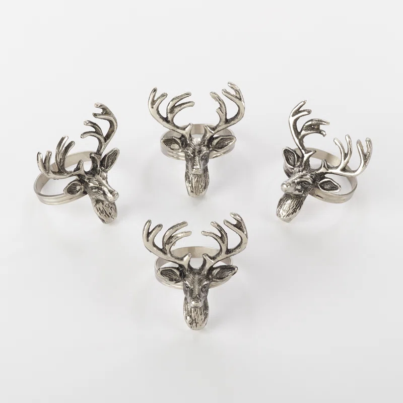 Reindeer Napkin Ring (Set of 4)