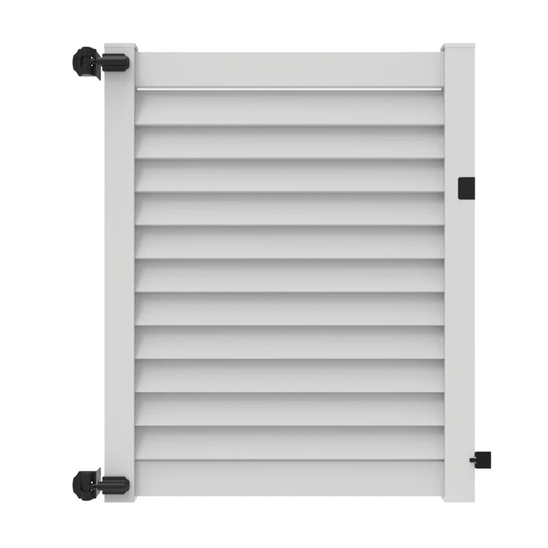 Barrette Outdoor Living Louvered Vinyl Gate