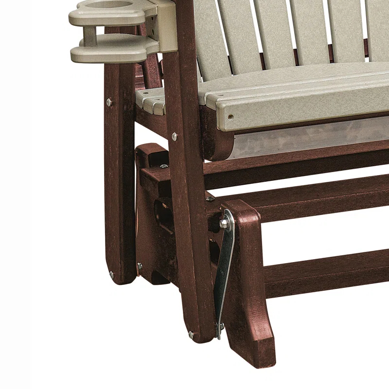 Outdoor Gliding Plastic Bench