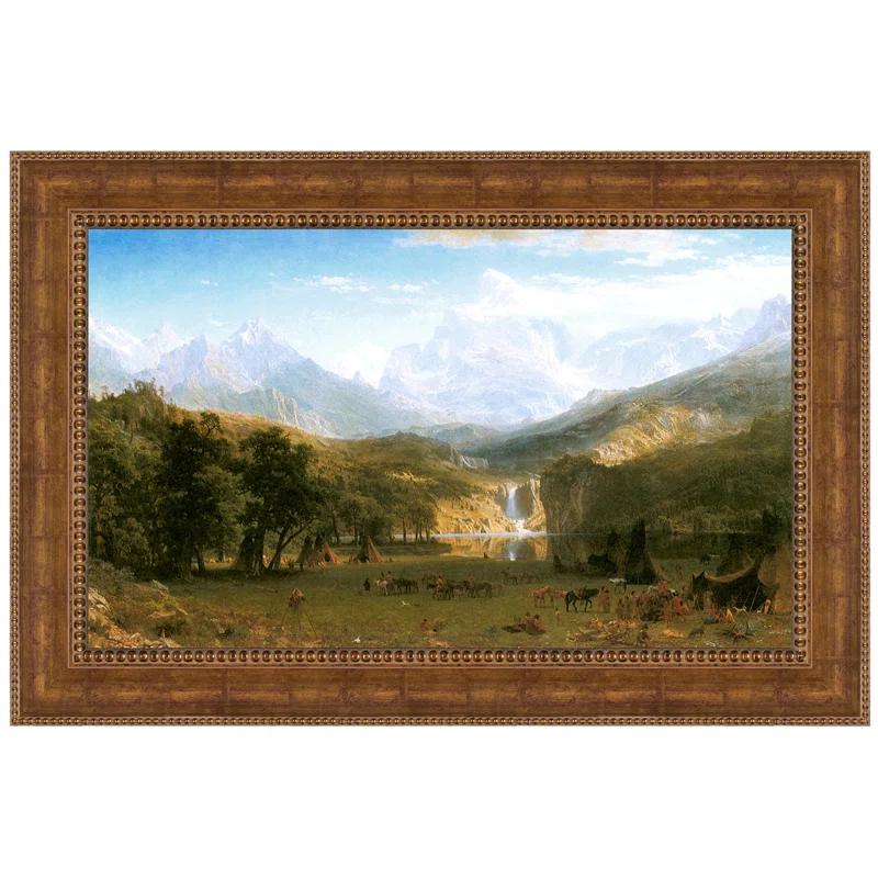Vault W Artwork " The Rocky Mountains, Lander's Peak, 1863 " by Albert Bierstadt