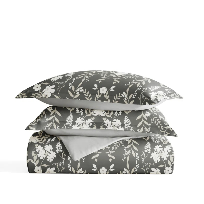 Secret Garden Pattern Reversible Duvet Cover Set