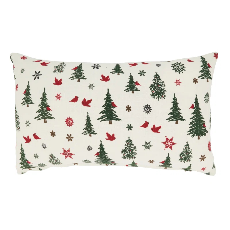 Saro Nadalia Collection Cotton Throw Pillow