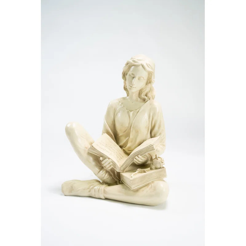 Hi-Line Gift Ltd. Reading Lady Statue