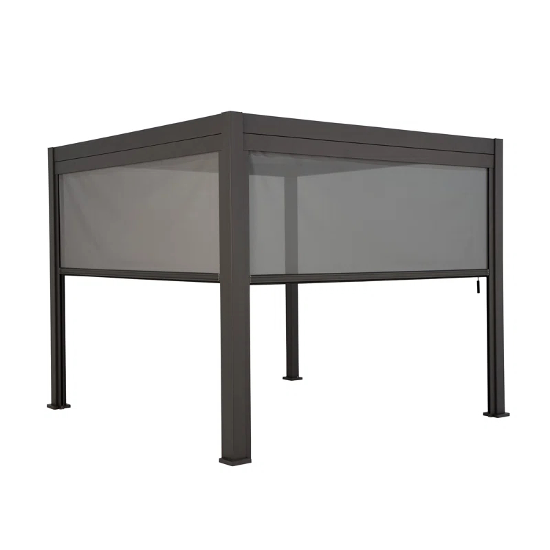 Mirador 111 Aluminum Pull Down Privacy Screen for Pergola