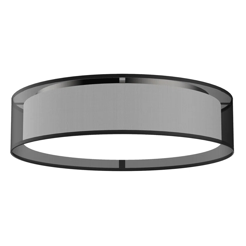 Kuzco Lighting Dalton Fabric LED Flush Mount