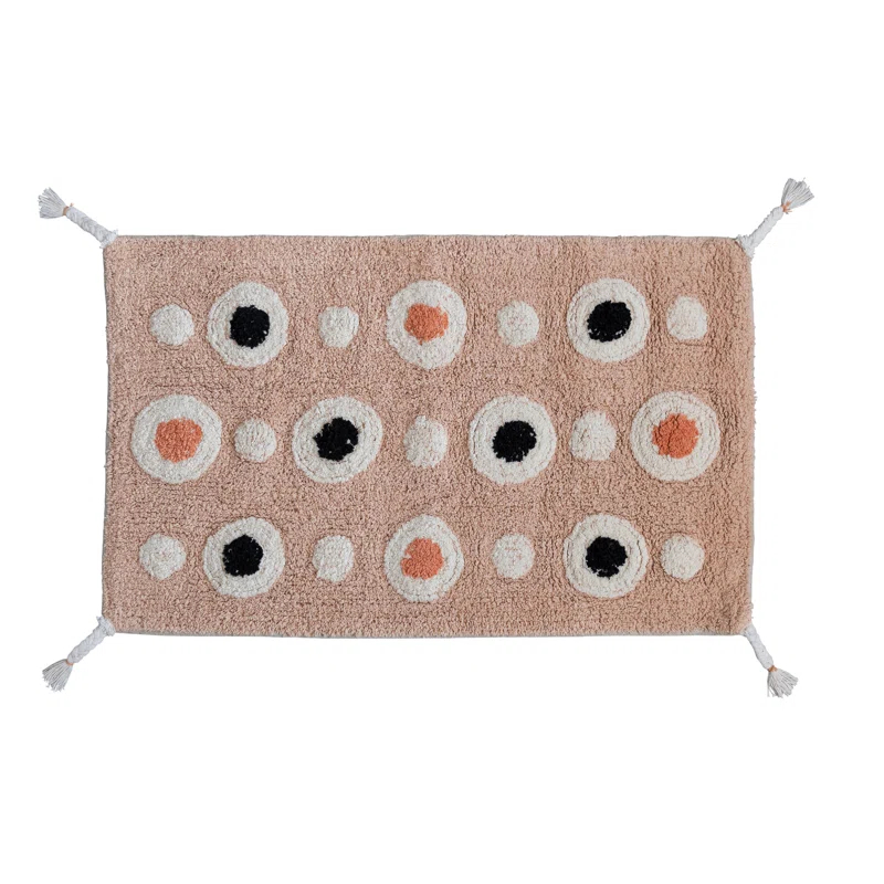 Creative Co-Op Cotton Bath Mat