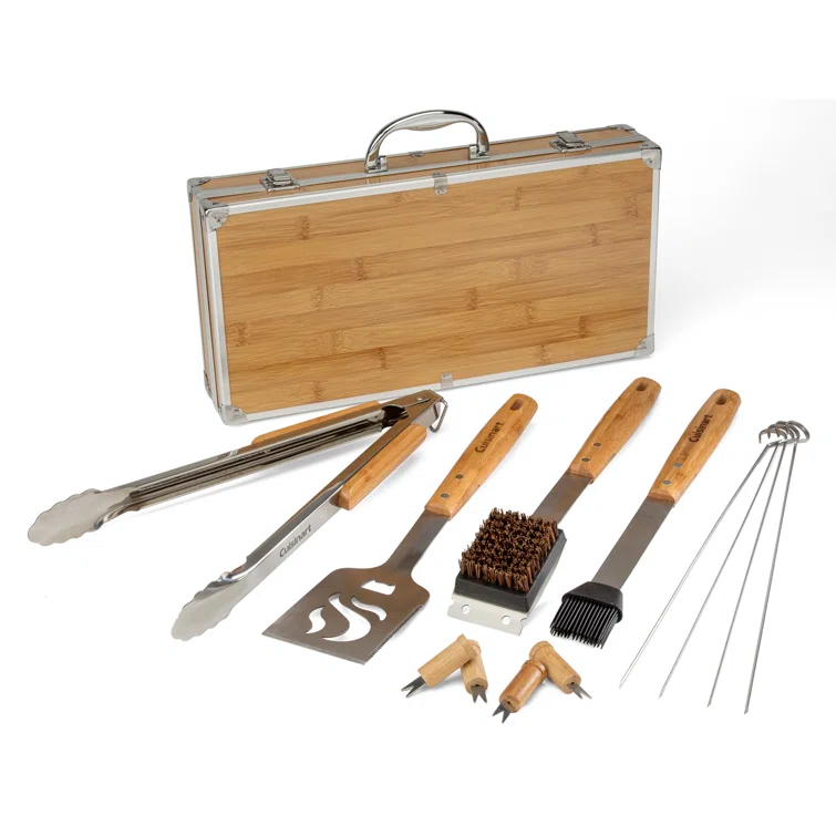 Cuisinart Cuisinart 13 Piece Bamboo Grilling Tool Set