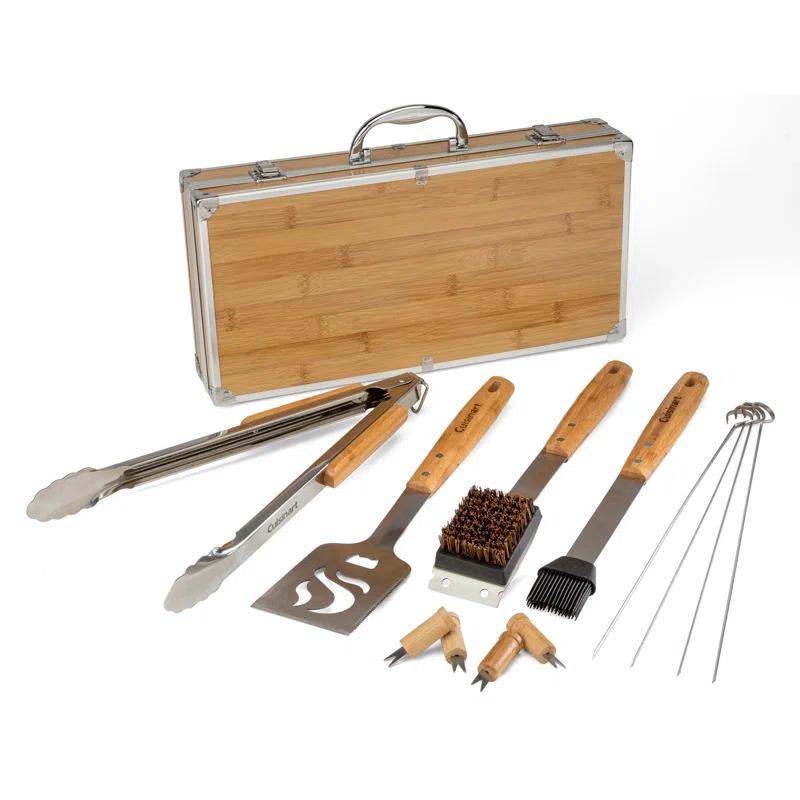 Cuisinart Cuisinart 13 Piece Bamboo Grilling Tool Set
