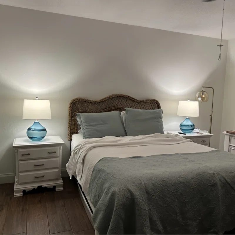 Akash Glass Table Lamp (Set of 2)