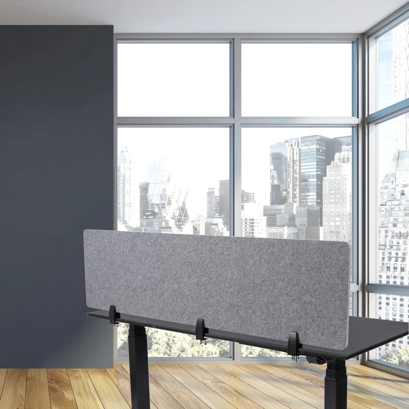 Stand Up Desk Store Fabric 1 Panel Desk Partition