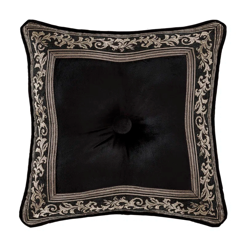 Five Queens Court Willow Square Decorative Throw Pillow