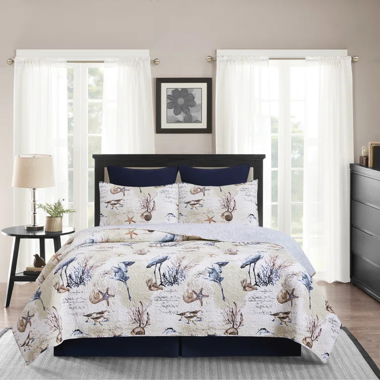 C&F Home Brunswick Cotton Reversible Quilt Set