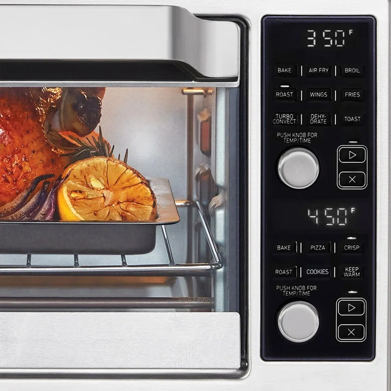 Calphalon Calphalon Performance Stainless Steel Dual Oven With Air Fryer in Silver