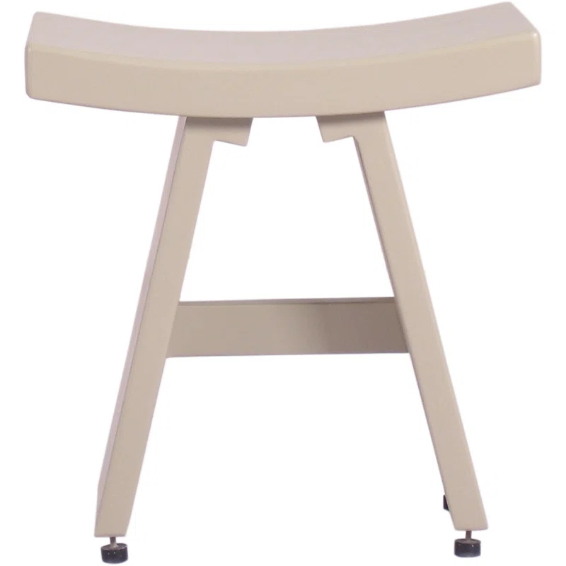 Aqua Teak 18" Asia Decorative Wood Bench