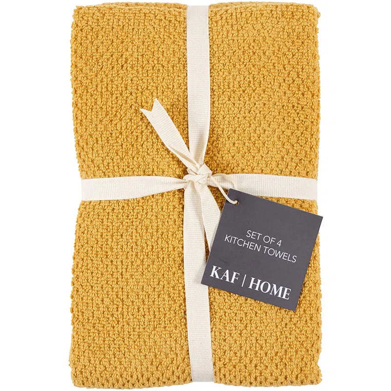 KAF Home Popcorn Terry Towels (Set of 4)