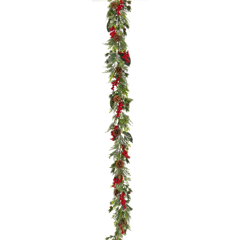 108'' in. Faux Garland