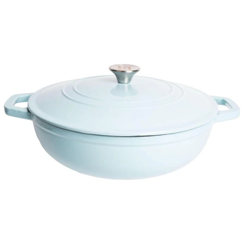 Lexi Home Lexi Home 5 qt. Enameled Cast Iron Round Braiser