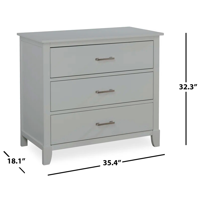 Harriet Bee Gaetan Kids 3 - Drawer Chest