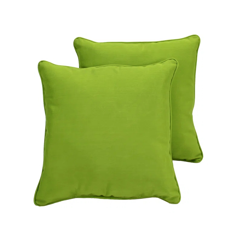 Factory Direct Partners Element Synthetic Throw Square Indoor/Outdoor Pillow Cover & Insert (Set of 2)