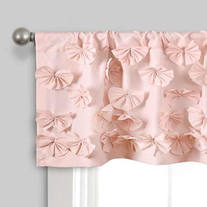 Lush Decor Scalloped 52'' W Window Valance