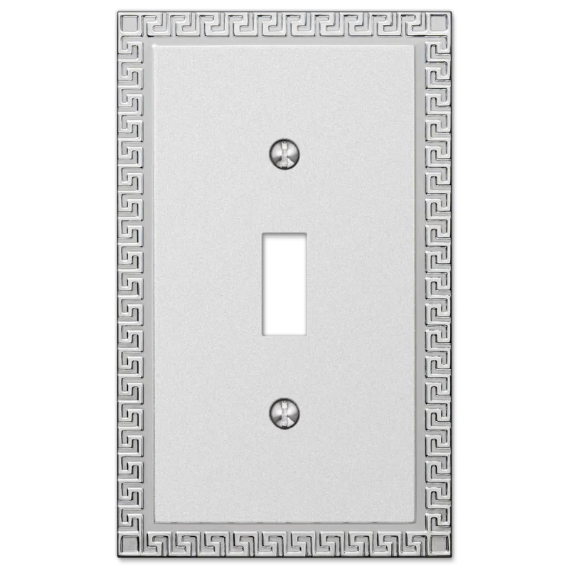 Greek No Subject 1 - Gang Toggle Light Switch Standard Wall Plate