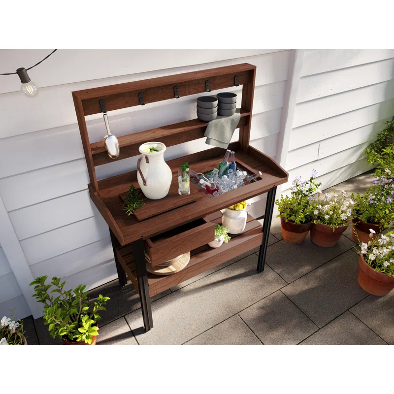 Vita Cedar Potting Bench