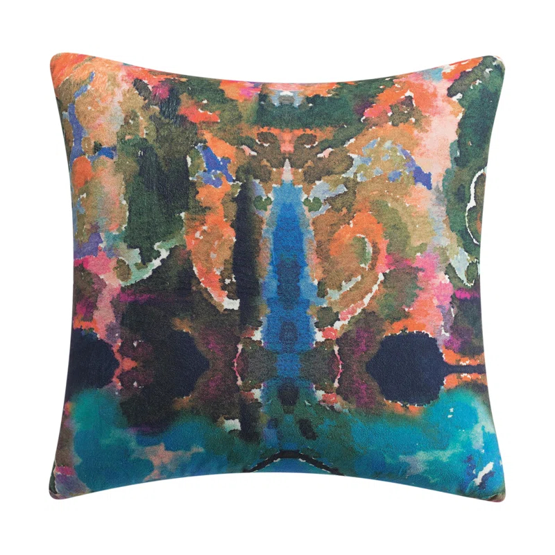 Harper Abstract Cotton Throw Pillow