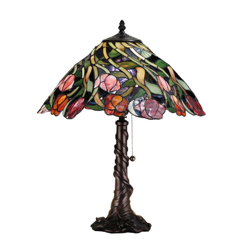 Nouveau Metal Table Lamp