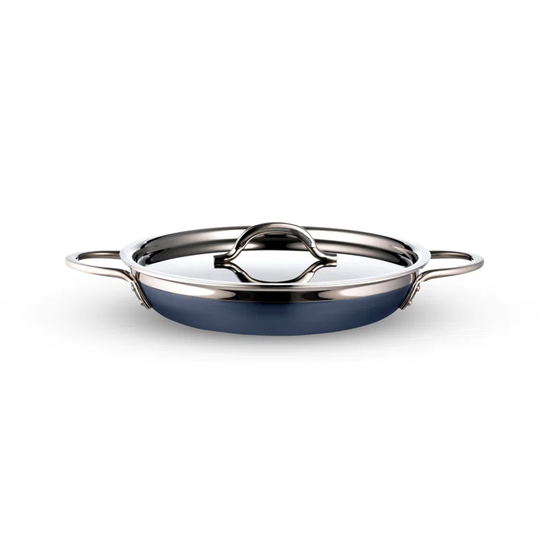 Bon Chef Stainless Steel Saute Pan with Lid | Wayfair
