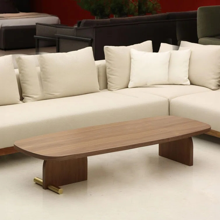 Nomon Nova Solid Wood Top Single Coffee Table