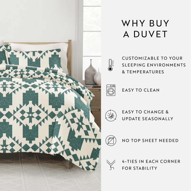 Adobe Southwestern Duvet Cover Set