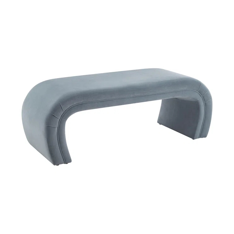 TOV Furniture Kenya Polyester Upholstered Bench