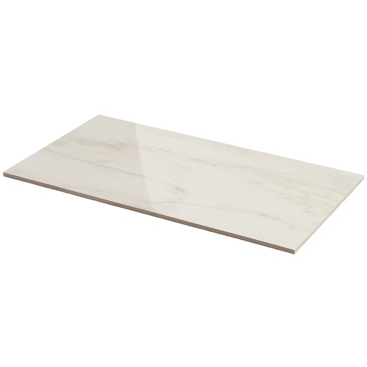 Bond Tile 12" x 24" Polished Marble Look Porcelain Floor and Wall Tile