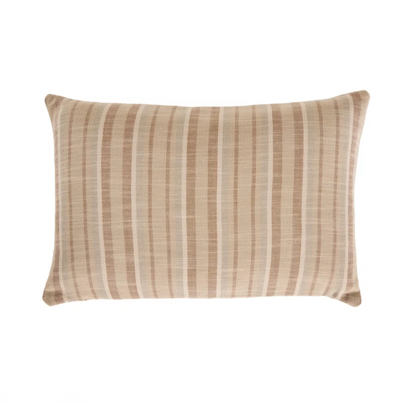Four Hands Adobe Striped Reversible Throw Pillow