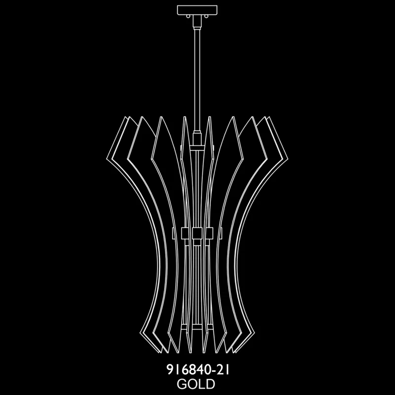 Fine Art Handcrafted Lighting Newton 3 - Light LED Unique/Statement Pendant