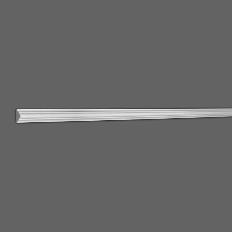 Architectural Products by Outwater L.L.C. RPS-0167 0.875'' H x 96'' W x 0.375'' D Plastic Chair Rail (Set of 7)