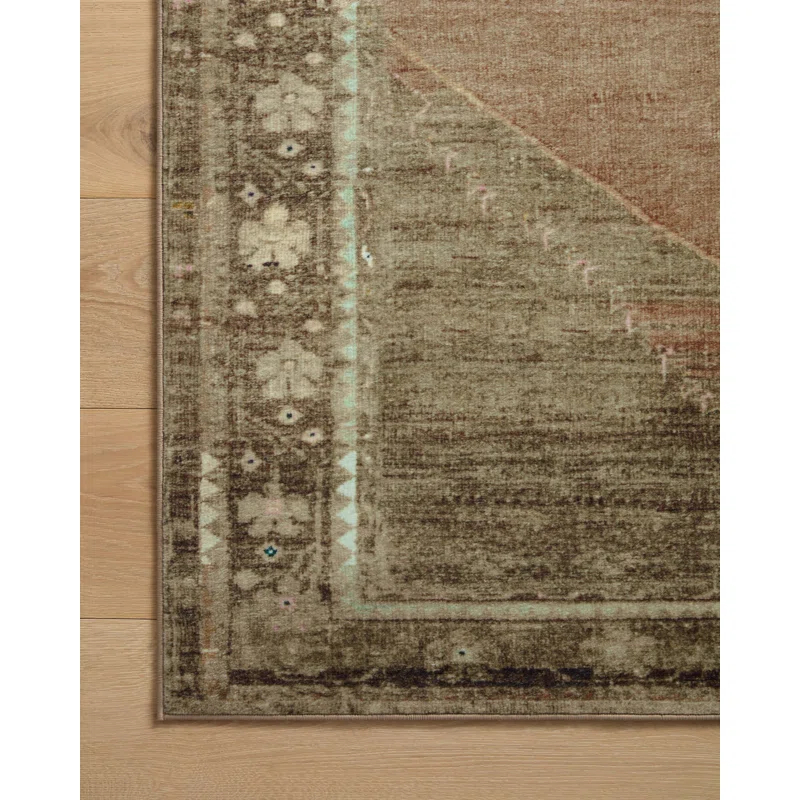 Magnolia Home by Joanna Gaines x Loloi Magnolia Home By Joanna Gaines X Loloi Sinclair Machine Washable Clay / Tobacco Area Rug