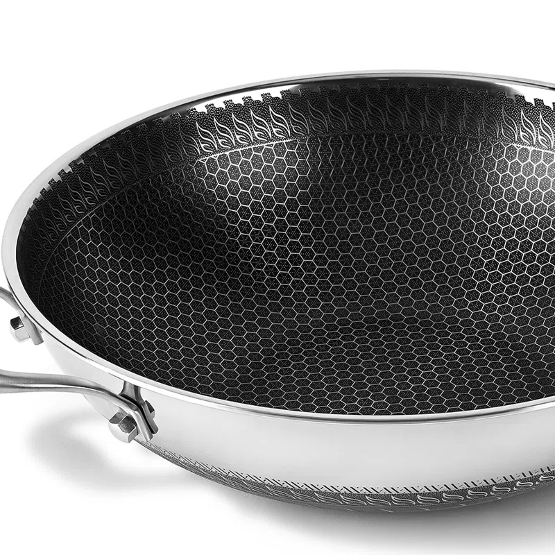 Aroma Aroma Housewares Non-Stick Stainless Steel Wok