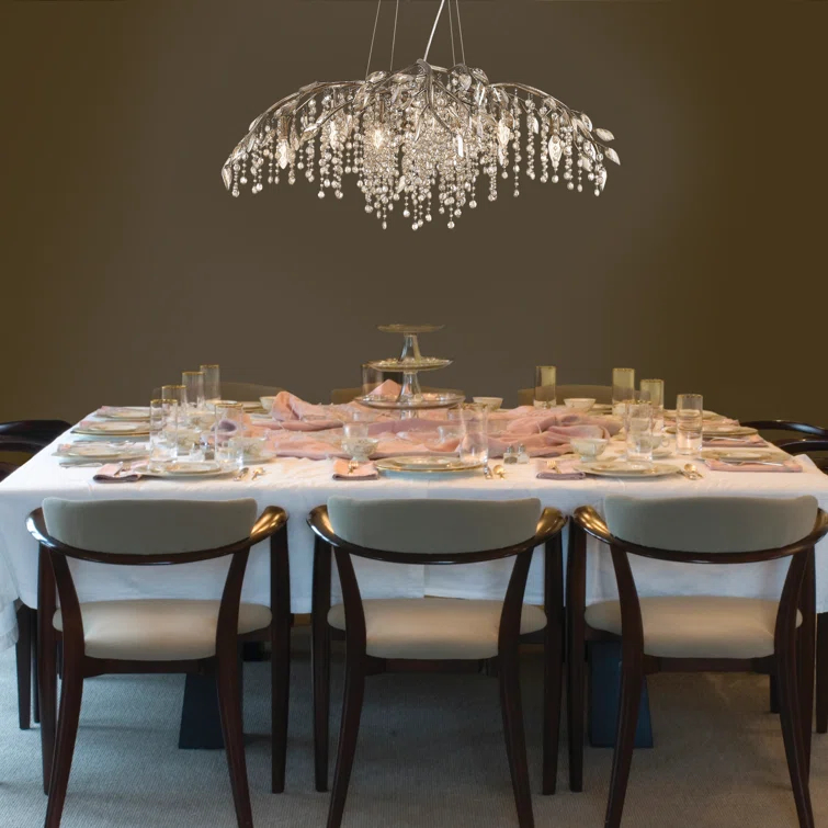 Willa Arlo™ Interiors Montriel 12 - Light Dimmable Geometric Chandelier