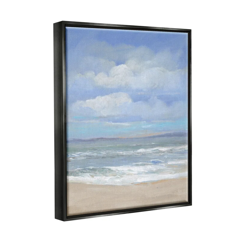 Stupell Industries " Cloudy Ocean Bay Shoreline " by Tim OToole