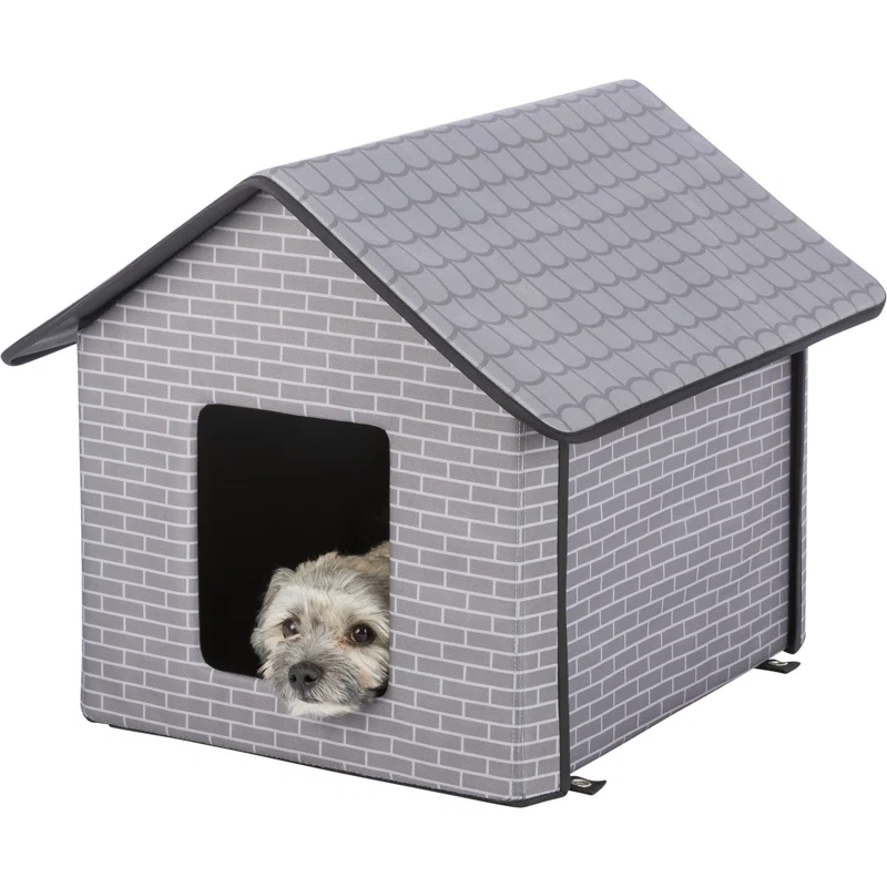 TRIXIE TRIXIE Insulated Outdoor Pet House, Waterproof Material, For Small Dogs and Cats, Feral Cats
