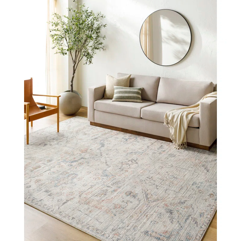 Becki Owens x Livabliss Vintage Traditional Oriental Boho Cream Area Rug