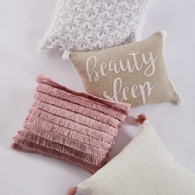 Levtex home Nadita Textured Tassel Pillow