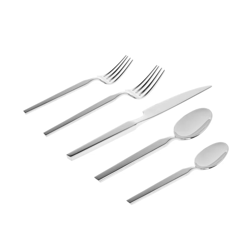 Godinger Silver Art Co Oliver Mirrored 18/10 Stainless Steel Flatware 20 Piece, Service For 4 & Reviews | Wayfair