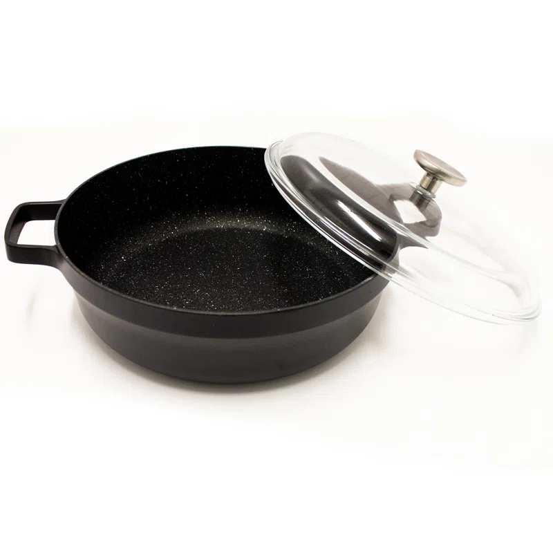 BergHOFF BergHOFF GEM 4Pc Non-Stick Cast Aluminum Cookware Set with Fry, Grill, and Saute Pan