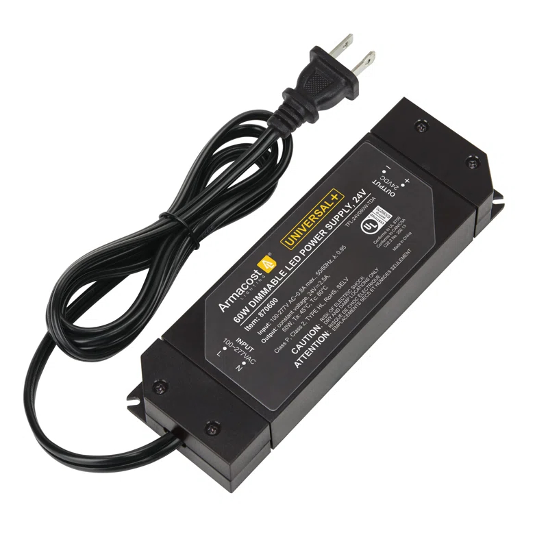 Universal+ Dimmable LED Driver 24V DC, Electronic Transformer