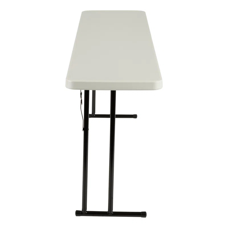 Rectangular Blow-Molded Plastic Folding Training Seminar Table